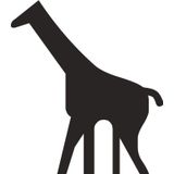 20 cm Zürafa Folyo Sticker