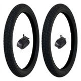 20 Jant Bisiklet Lastik Seti - 2 Dış + 2 İç Lastik - 20 X 2.125 - Dişsiz Asfalt Yol Tipi