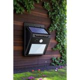 20 LED Hareket Sensörlü Solar Lamba Açma Kapama Tuşlu Güneş Enerjili Bahçe Yazlık Aydınlatma - Siyah