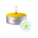 20 Li Papatya Kokulu Tealight Mum - Sarı - 20 Adet