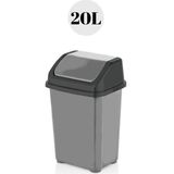 20 Litre Çöp Kovası - Yok - Gri