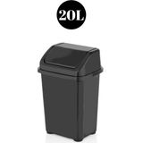 20 Litre Çöp Kovası - Yok - Siyah
