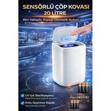 20 Litre El Algılayan Sensörlü Çöp Kovası