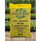 20 Litre Ithal Çok Amaçlı Bitki Toprağı Torf Cocopeat Ponza Taşı - Kokopit Özel Karışım Saksı Harcı