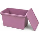 20 Litre Kapaklı Plastik Depolama Kutusu Organizer Kutu Çok Amaçlı Düzenleyici Saklama Kutusu Ev İçi Dolap İçi Oyuncak Kıyafet Banyo Mutfak Organizer Kutusu