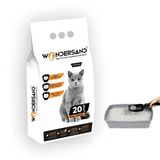 20 Lt Ince Tane Aktif Carbon Kokusuz Süper Topaklanan Premium Kedi Kumu