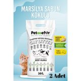 20 Lt Marsilya Sabunlu Kedi Kumu X2 Adet