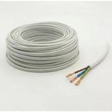 20 metre cca ttr elektrik uzatma kablosu 3x2.5 çok telli beyaz