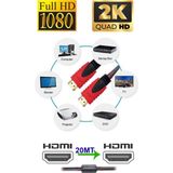 20 Metre Örgülü HDMI Kablo, Yüksek Kalite ve Dayanıklılık Için Uygun - Seçenek 1