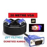 20 METRE VGA WGA 20MT MONİTÖR BİLGİSAYAR TV ARA KABLOSU