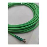 20 Metre Yeşil Uydu Anten Kablosu Rg6 U4 64 Telli 1. Kalite 4K Ultra Hd Uçları Takılı