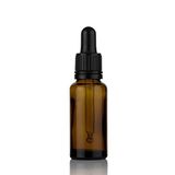 20 ml boş amber cam şişe siyah damlalık pipetli aromaterapi, sanat, el sanatları, ilk yardım, göz damlası, kulak damlası vb. için