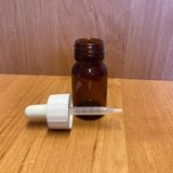 20 Ml Plastik Damlalıklı Amber Cam Şişe , 20Cc Kahverengi Cam Şişe Damlalıklı x 6 Adet
