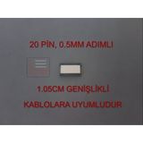 20 Pin 0.5Mm Adımlı Flex Kablo Uzatıcı Ffc Uzatma Soketi Fleks Ekleme Birleştirme Aparatı Konnektörü