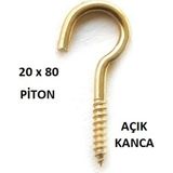 20 X 80 Pıton - Acık Kanca ( 1 Adet Fıyatıdır)