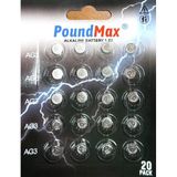 20 X Ag3 Lr41 Lr736 / L736 / G3 / G3a / 3Ga / 192 / Gp192 / V3ga / Rw87 1.5V Alkalin Düğme Piller Küçük Elektronik Ev Aletleri, Araba Anahtarları, Ölçüm Cihazları