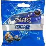 20 X Wilkinson Sword Tıraş Makinesi Ve Getta Extra2 Hassas Çift Bıçak 5 Parça