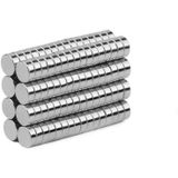 200 Adet 4x2 mm Yuvarlak Güçlü Neodyum Mıknatıs (Çap 4 m m Kalınlık 2 mm)