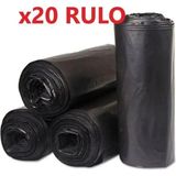 200 Adet Endüstriyel ( 120X150 cm ) Hantal Boy Siyah Çöp Poşeti 120 Litre Çöp Konteynırına Uyumludur - 120 x 150 cm