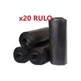 200 Adet Endüstriyel ( 120X150 Cm) Hantal Boy Siyah Çöp Poşeti 20 Rulo X 10Lu 120 Litre Çöp Konteynerine Uyumludur
