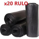 200 Adet Endüstriyel ( 120X150 cm ) Hantal Boy Siyah Çöp Poşeti 20 RULOX10LU - 120 x 150 cm