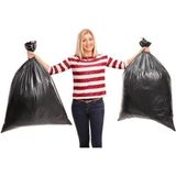 200 Adet Jumbo Boy Rulo Çöp Poşeti 80X110 Cm Dayanıklı Çöp Torbası 10Lu 20 Paket (1 Koli)