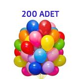 200 Adet Renkli Balon Karışık Renk Parti Doğum Günü Kutlama Özel Günler