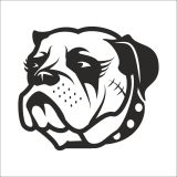 200 cm Buldok Köpek Folyo Sticker