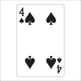 200 cm İskambil Kağıdı Folyo Sticker