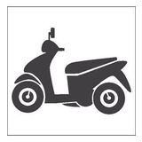 200 cm Motorsiklet Folyo Sticker