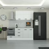 200 cm Mutfak Dolabı Mdf Kapak Tezgah Dahil YRKN200 100