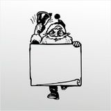 200 cm Noel Baba Folyo Sticker
