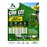 (200 CM x 20 M) Çim Çit Yeşil Bahçe Teli Galvanizli Yüksek Kalite