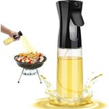 200 ml Siyah Sprey Yağdanlık, Cam Püskürtücü, Zeytinyağı ve Sirke Şişesi - Seçenek 1