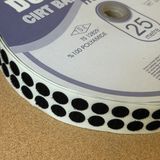 2000 Çift 2 cm Dost Cırt Bant Para Para Arkası Yapışkanlı Yüksek Kalite - Siyah