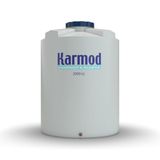 2000 Litre Polietilen Dikey Su Deposu - Beyaz