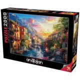 2000 Parça Puzzle: Akdeniz Kasabası
