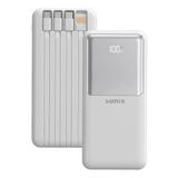 20000 Mah Dijital Göstergeli Dahili Çoklu Kablolu Taşınabilir Powerbank Beyaz Pb-50