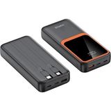 20000 Mah Lightning Type-C Çıkışlı Dijital Göstergeli Powerbank Siyah Pb-70
