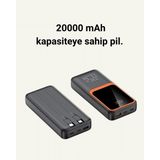 20000 Mah Taşınabilir Powerbank | Çok Kablolu, Hızlı Şarj Destekli (22.5W) - Lisinya - 001-Renkli