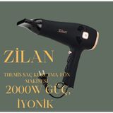 2000W Saç Kurutma Fön Makinesi, Iyonik Fonksiyon, Otomatik Kablo Toplama Siyah - Ahşap