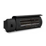 2000Watt Kumandali Normgas Infrared Dis Mekan Isitici Heating Systems Siyah