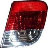 2002-2005 Bmw 3 Serisi Sd- İç Stop Lambası Sol Kırmızı-Beyaz (Şeffaf) (Tyc) (Adet) (Oem No:632169105