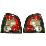 2002-2005 Volkswagen Polo 5 Modifiye Stop Lambası Sağ-Sol Set 2 Parça Siyah-Kırmızı-Kırmızı-Beyaz (A