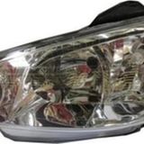2002-2009 Peugeot 206 Hb Far Lambası Sol Elektrikli-Motorsuz (Şeffaf Camlı) H7-H7 (Ayfar) (Adet) (Oe