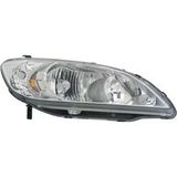 2004-2005 Honda Civic Sd Far Lambası Sol Manuel (Sinyali Sarı)(Camı Setli) (Park Lamba Deliksiz) (Ty