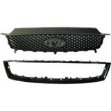 2004-2006 Ford Focus C Max- Ön Panjur Koyu Gri Siyah Çıtalı Oem No: 3M51R8200Ch