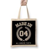 2004 Made In 04 All Genuine Parts Bez Çanta Uzun Saplı - Açık Bej - 40 X 40