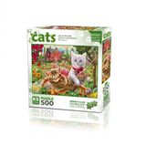 20043 Kediler Ciftlikte 500 Parca Puzzle -Ks Puzzle