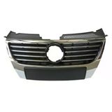2005-2010 Volkswagen Passat B6 Ön Panjur Siyah (Nikelaj Kaplamalı Izgarası Nikelajlı Sensör Deliksiz (Adet) (Oem No:3c08